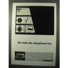 1970 Shure Ad - We make the Microphones Too