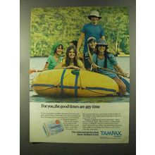 1973 Tampax Tampons Ad - Good Times Are Any Time