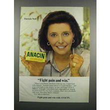 1983 Anacin Medicine Ad - Patricia Neal - Fight Pain