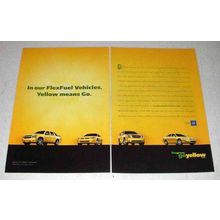 2006 General Motors FlexFuel Vehicles Ad - Yellow Go