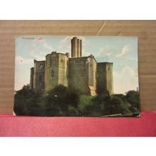 WARKWORTH CASTLE, NORTHUMBERLAND .. used antique postcard 1911 pm =