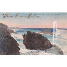 Bats Cave East London South Africa Antique Christmas Postcard