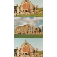 Church of St Mary & Holy Cross Binham Benedictine Priory Norfolk 3x Postcard s