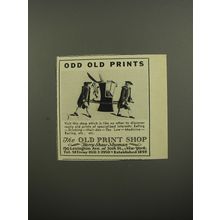 1953 The Old Print Shop Ad - Odd old Prints