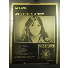 1975 Melanie As I See It Now Album Advertisement
