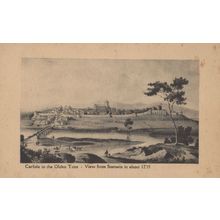 Carlisle Stanwix in 1700s The Olden Time Antique Welsh Postcard