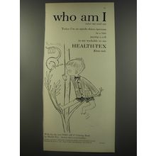 1956 Health-Tex Fashion Ad - Who am I color me and see