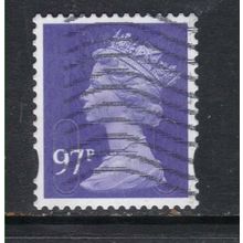 GB 2014 QE2 97p Bluish Violet security Machin ( M14L ) SG U2932 ( K902 )