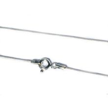 Sterling Silver 16 inch 1 mm Round Snake Neck Chain