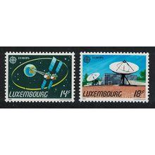 Luxembourg European aerospace Satellite Space 2v 1991 MNH SG#1296-1297
