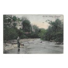 On The Irtling, Gilsand, Northumberland, Postcard.