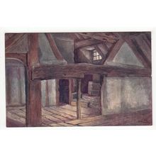 Wool Room Shakespeare's Birthplace Stratford-on-Avon W W Quatremain Art Postcard