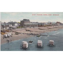 ED 439 BOGNOR - EAST PARADE FROM THE PIER . PRINTED POSTCARD