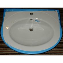 Roca Georgia 70cm 1TH Basin and Pedestal in WHITE
