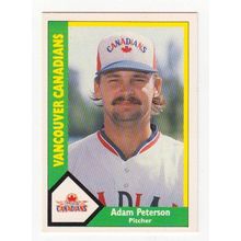 1990 CMC Vancouver Canadians Adam Peterson baseball card #2