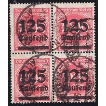 GERMANY REICH [1923] MiNr 0291 a ( O/used ) [01] 4er