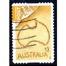 Australia 2014 Concession Stamp - Map of Australia NVI s/a Used