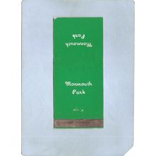 New Jersey Oceanport Matchcover Monmouth Park~3433