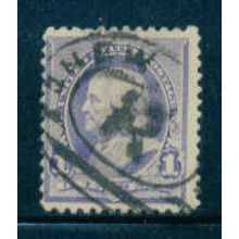 Used 219 1c Benjamin Franklin Average Plus M01977