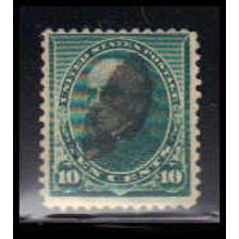 Used 226 10c Daniel Webster Barely Clears K0189