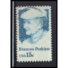 Used 1821 15c Frances Perkins Very Fine KA7904