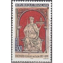 France 1999 Michel 3379 O Cote (2008) 1.00 € Richard 1er Coeur Lion Cachet rond