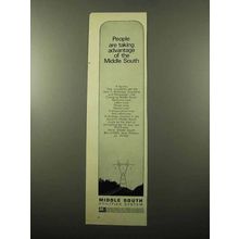 1969 Middle South Utilities System Ad, Taking Advantage