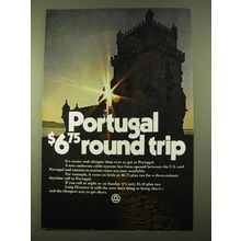 1970 AT&T Long Distance Ad - Portugal $6.75 Round Trip