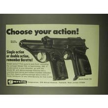 1974 Garcia Beretta Model 90 and Model 70S Pistols Ad