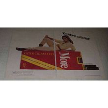 1981 2-page More Cigarettes Ad - I'm More Satisfied