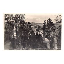 ST. JUST-IN-ROSELAND CHURCH, CORNWALL used vintage postcard =