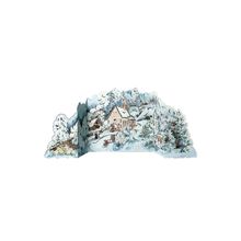 11584 - Korsch Advent - 3-Dimensional Winter Scene - 10"H x 19.5"W x 3"D