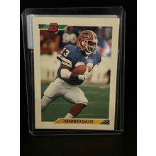 Kenneth Davis #322 | 1992 Bowman Football Trading Card