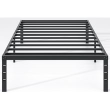 Metal Bed Frame,Twin Size Bed Frame with Storage Space,Heavy Duty Sturdy Mattres