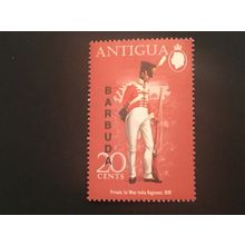 ICOLLECTZONE Barbuda 144 overprint on left VF NH