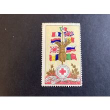 ICOLLECTZONE Italy 1916 International Flags Red Cross Stamp VF hinged