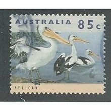 AUS 1992 85c WILDLIFE -PELICAN' FINE USED (EBID37-716)