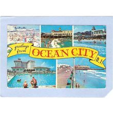 New Jersey Ocean City Greetings From Ocean City 6 Views~556