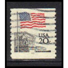 Used 1895a 20c U.S. Flag Very Fine CNS 10 PA5464