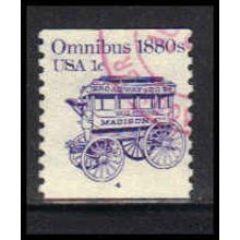 Used 1897 1c Omnibus Fine CNS 4 PA5501