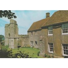 Wilmington Priory Sussex 1980s Rare Photo Postcard