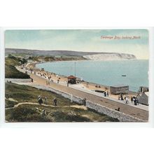 Swanage Bay Looking North Dorset Postcard 73756