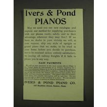 1903 Ivers & Pond Pianos Ad
