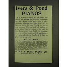 1903 Ivers & Pond Pianos Ad