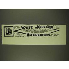 1913 White Mountain Refrigerator Ad - True Economy