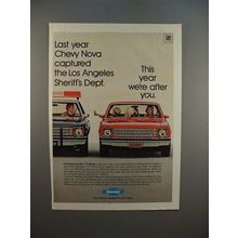 1977 Chevrolet Nova Car Ad - Captured LA Sheriff's