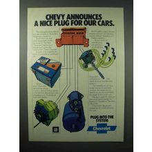 1977 Chevrolet Service Car Ad - A Nice Plug for Cars