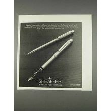 1982 Sheaffer Pens Ad - Jewelry for Writing