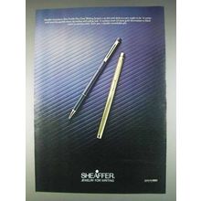 1982 Sheaffer Slim Profile Plus Dual Writing Pen Ad