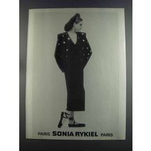 1982 Sonia Rykiel Women's Fashion Ad